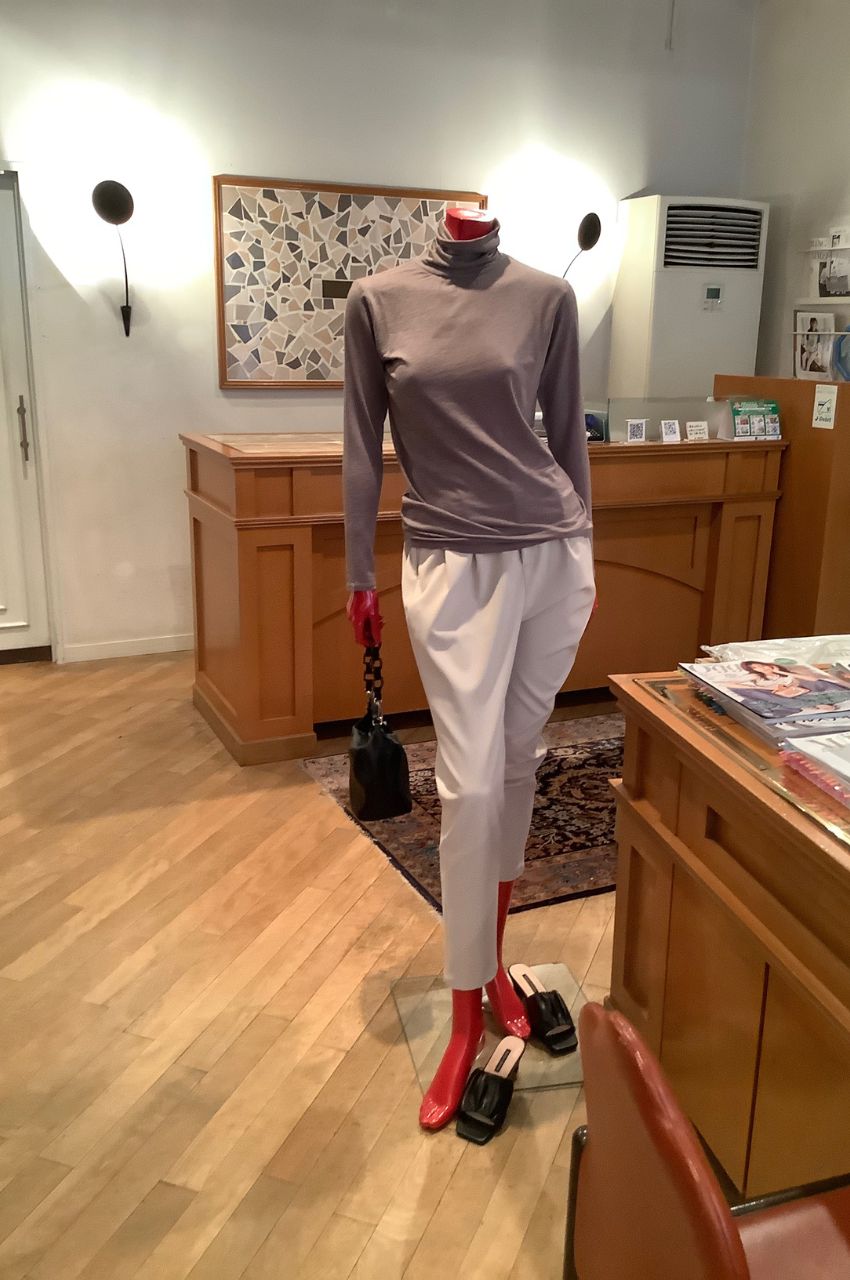 SHEER TURTLENECK PULLOVER / シアータートルネックプルオーバー
