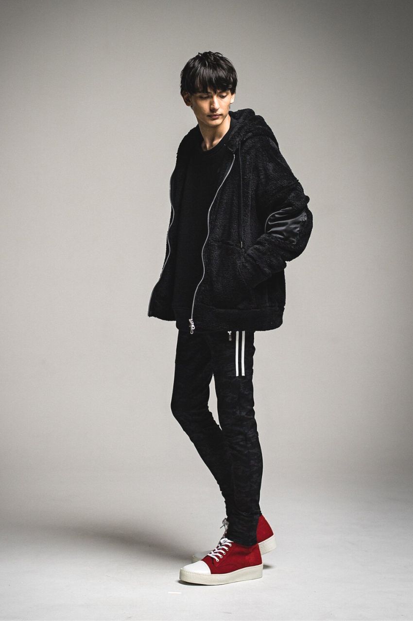 BOA ZIP LOOSE HOODIE /  ボアジップルーズフーディー