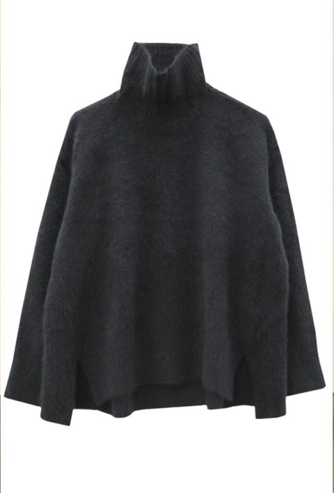 極美品❤️ C.T.plageシルクコットンニット　ゆったり　柔らか　ネイビー 極美品❤️ C.T.plageシルクコットンニット ゆったり 柔らか