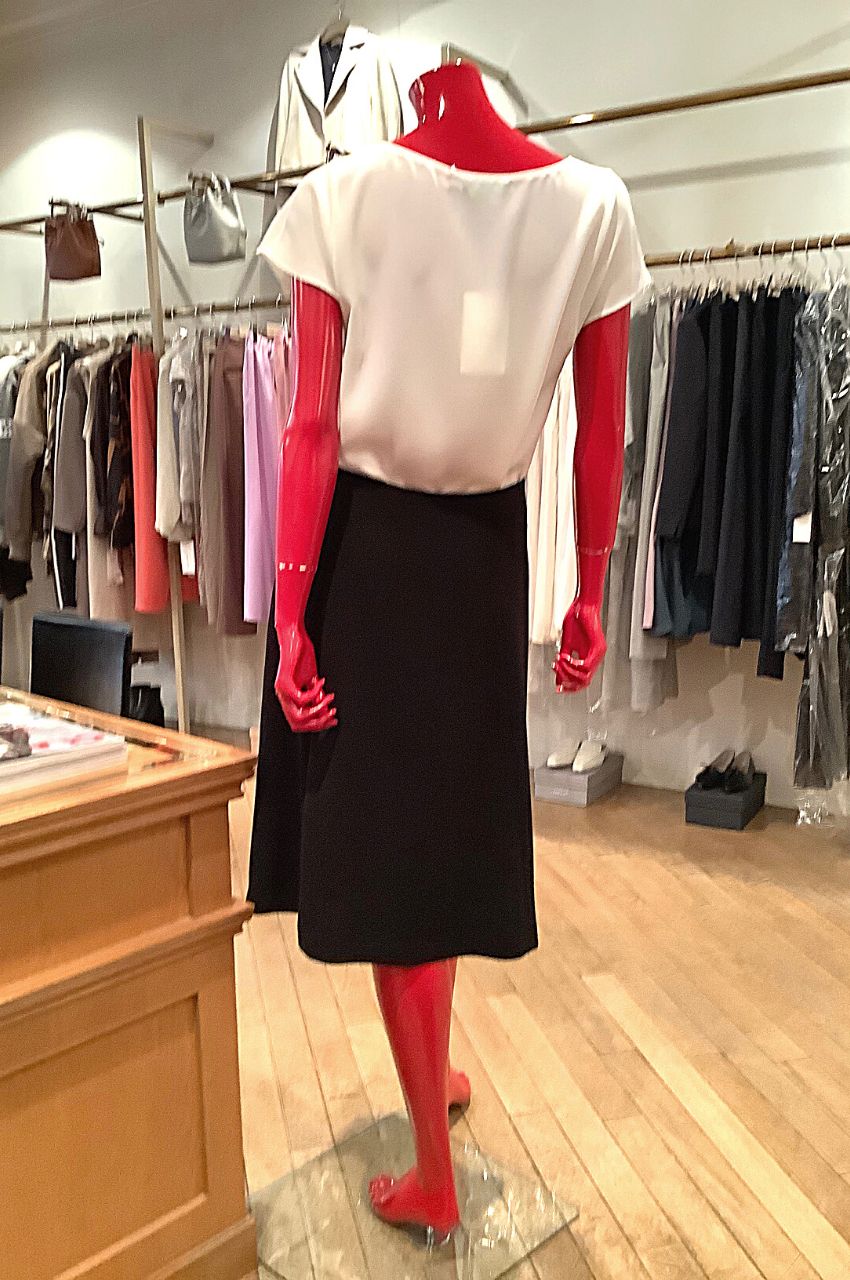 Classic Crepe Flared Skirt L / フレアースカート