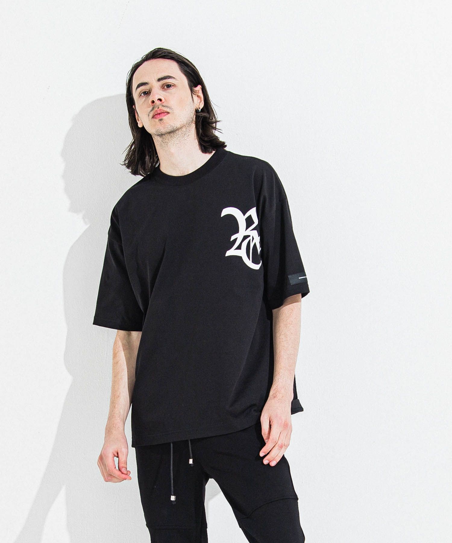RC OVER  TEE  (BKWH) コットン / 定番RCロゴ/ UVカット / オーバーサイズ / RC36-T-006