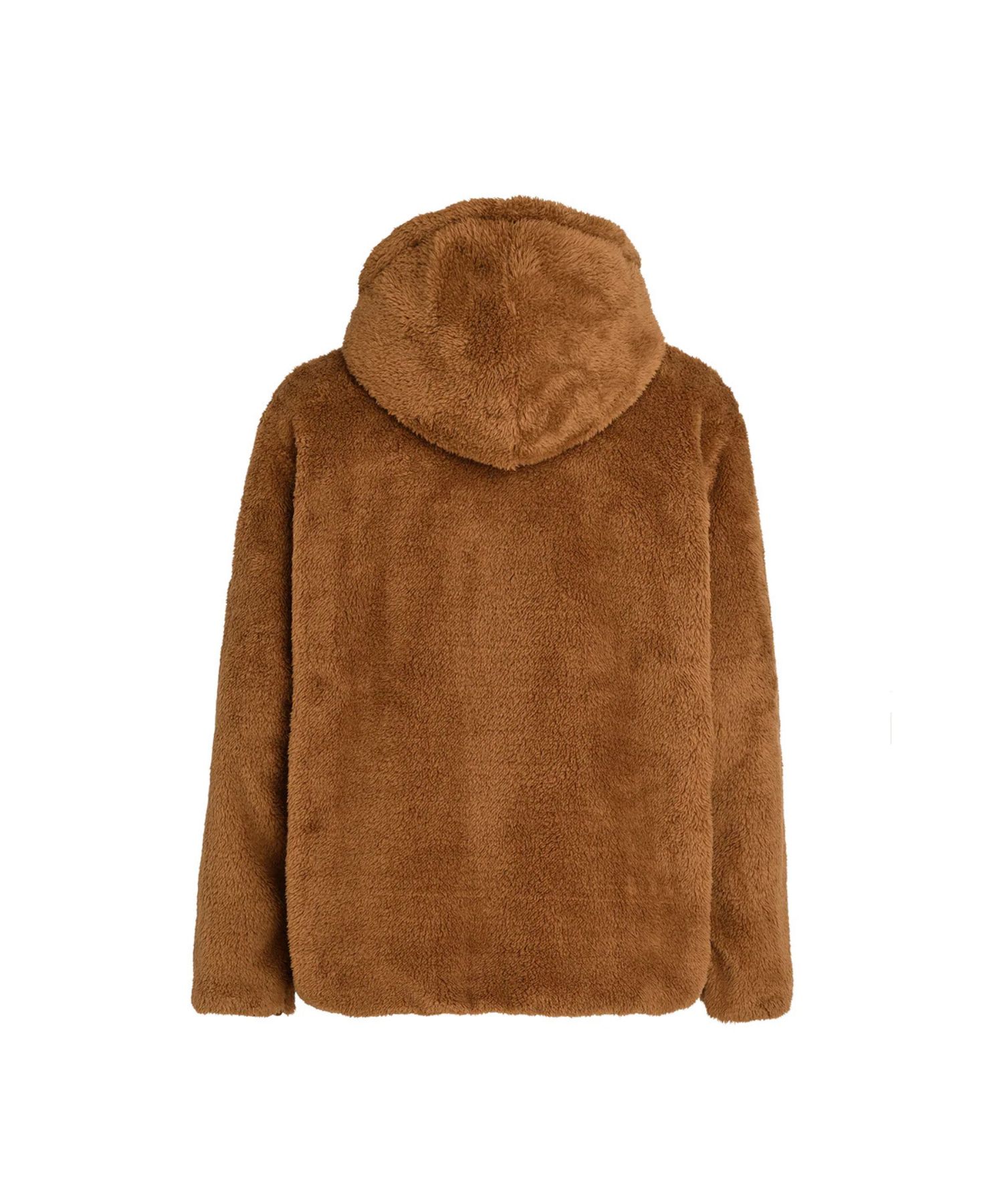 (MENS) MENFI メンフィ ボアブルゾン (キャメル) ポリエステル / フーディー / ダブルファスナー / 胸元のポケット / MJXA0212033588