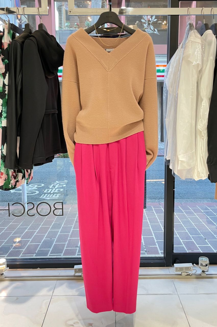 W TACK COCOON PT/ダブルタックコクーンパンツ