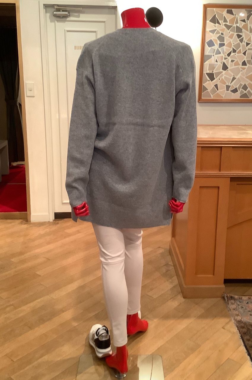 Mercer Wool Cash Straight Cardi / Vネックカーディガン