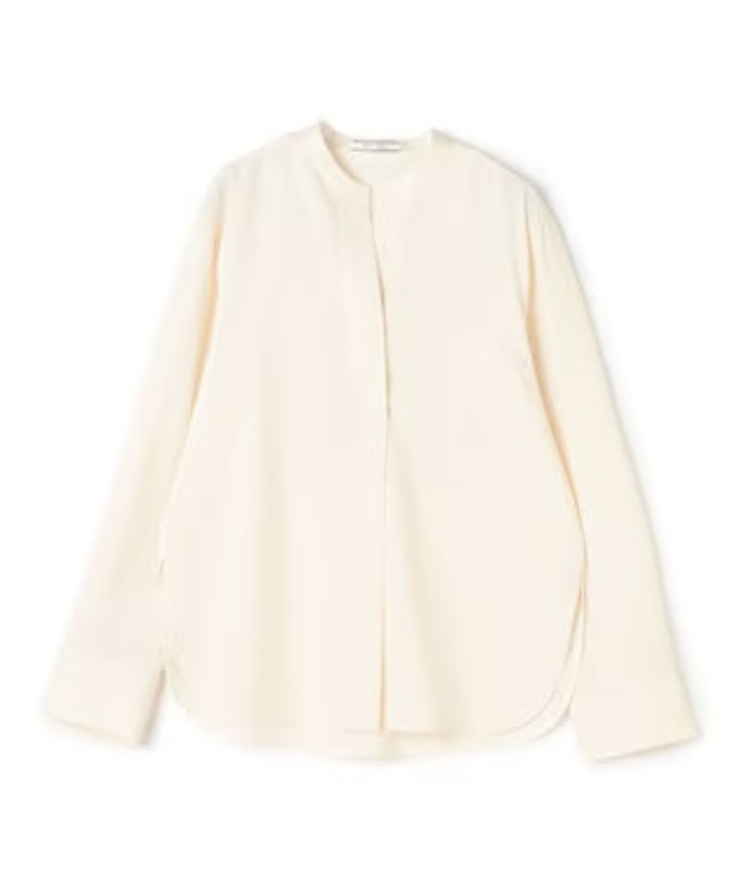 SPHENE / スタンドカラープルオーバーブラウス (Ecru) ポリエステル / 長袖 / ストレッチ  / 手洗可 / BLCWLS0103