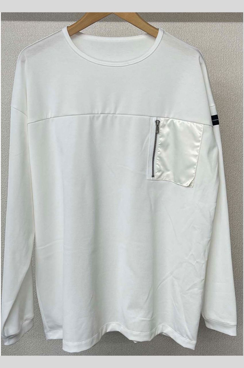 nylon pocket LOOSE LONG SLEAVE / ナイロンポケットルーズロングスリーブTシャツ