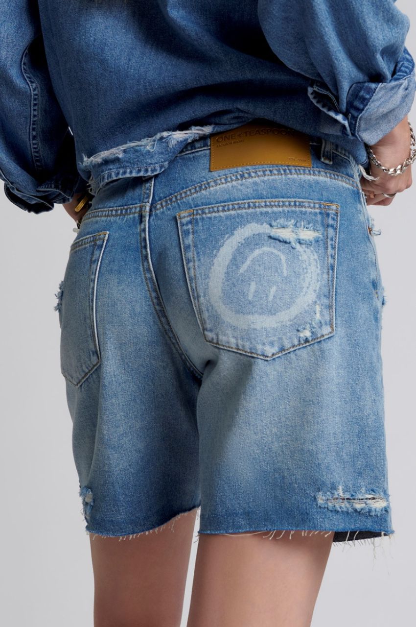 PACIFICA SMILE JACKSON MID WAIST WIDE LEG SHORT / ショートパンツ