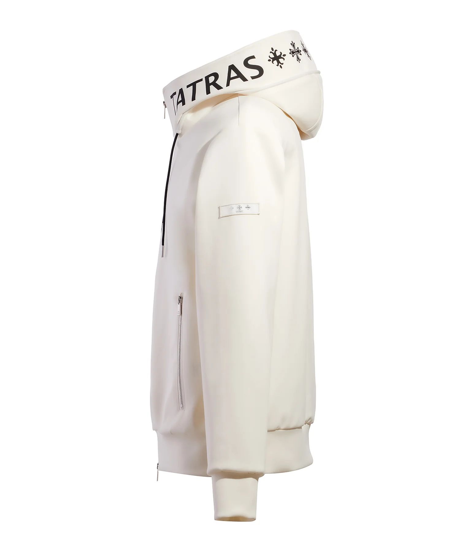 BARBIO バルビオ パーカー ( アイボリー ) ポリエステル / 圧着プリントロゴ / ジップアップ / メタルファスナー / MCKZ0405063588