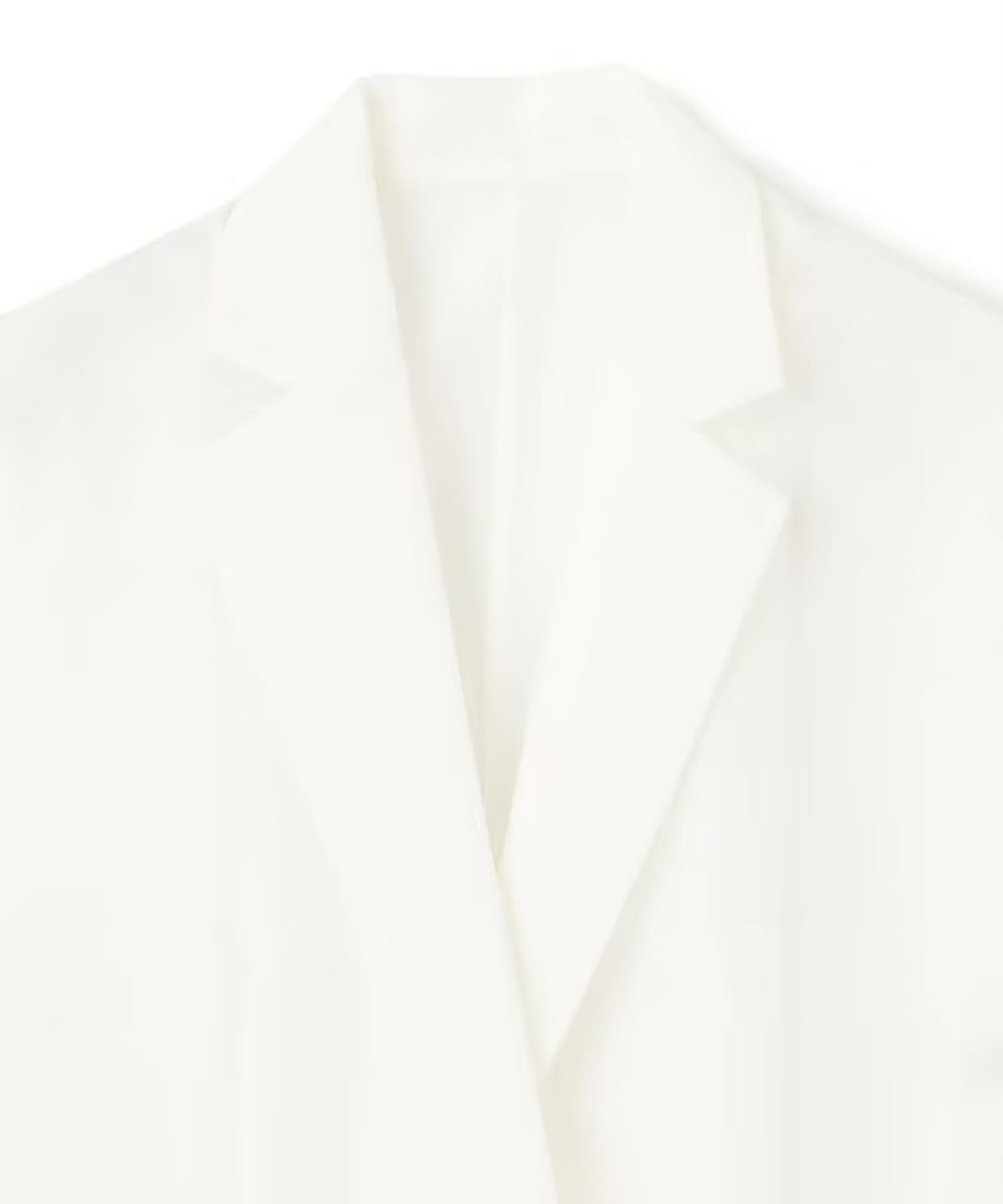 シアーオーガンジーテーラードジレ(オフ) ポリエステル / シングルジレ / VRUVGA0811