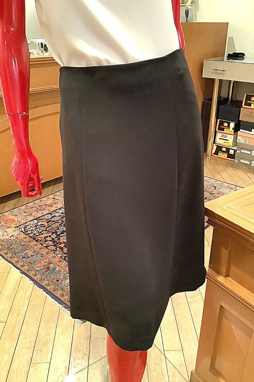Classic Crepe Flared Skirt L / フレアースカート
