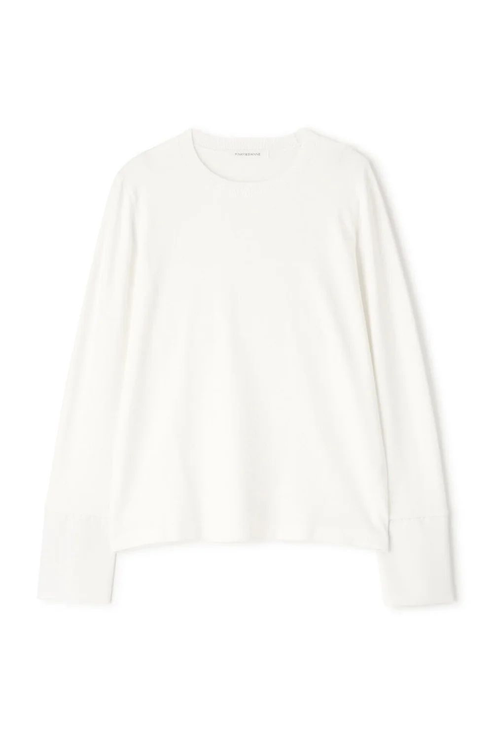 カフスニットプルオーバー (ホワイト) / ナイロン / ストレッチ / ウォッシャブル / 0315170213