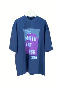 ショートスリーブTNFフライヤーティー (アーバンネイビー) コットン / ビッグシルエット   / オーガニックコットン / UVケア / ユニセックス / ウォッシャブル