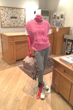 Sade Jumper Bubblegum Pink/ ニットベスト