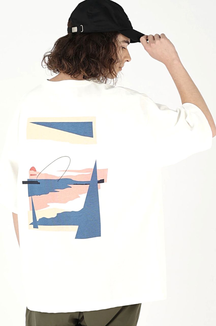 HELLY HANSEN - ショートスリーブランドスケープグラフィック