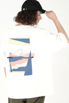 HELLY HANSEN - ショートスリーブランドスケープグラフィック