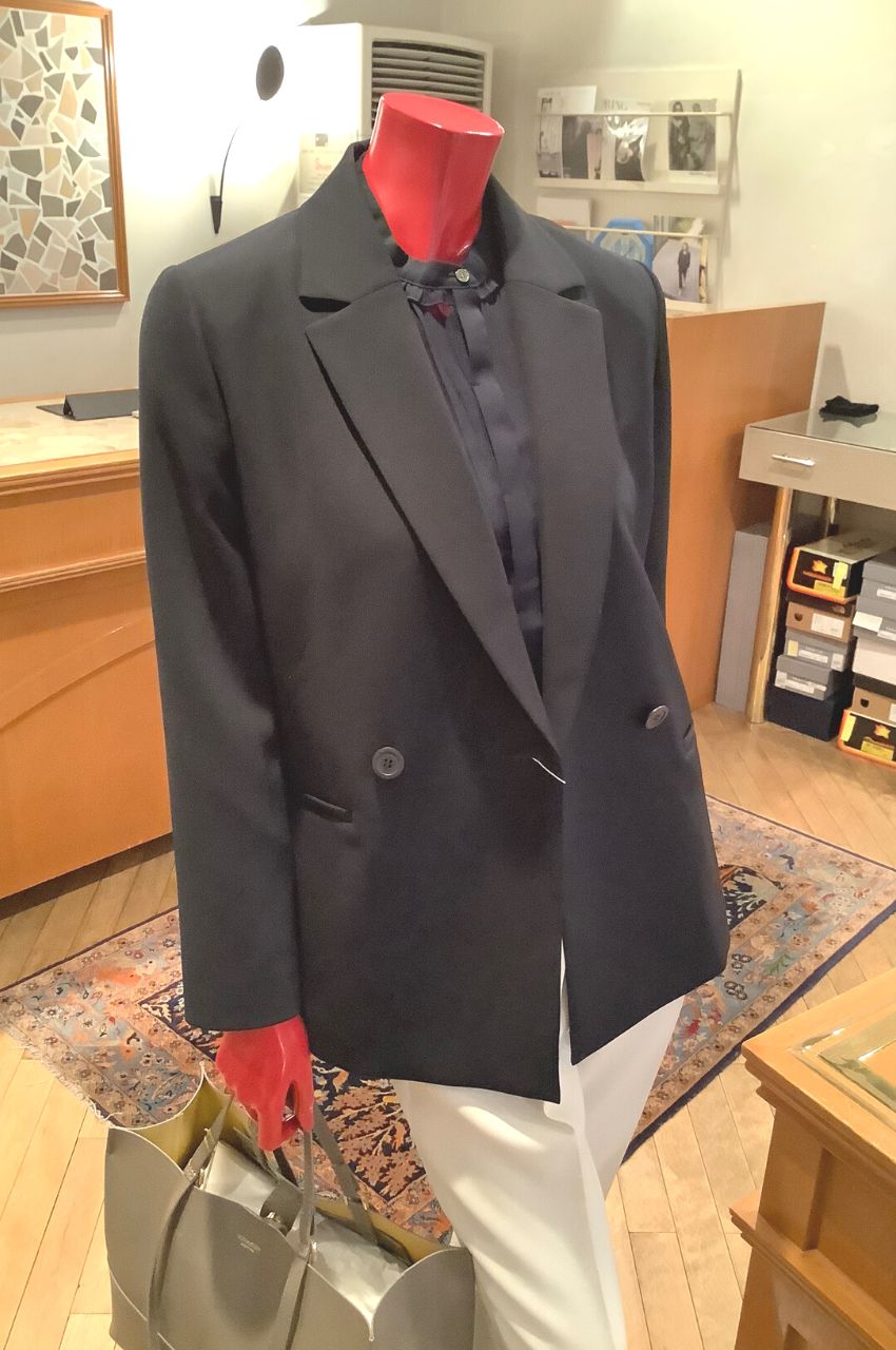 DRY DOUBLE CROSS BREAST JACKET/ ドライダブルクロス ダブルブレストジャケット