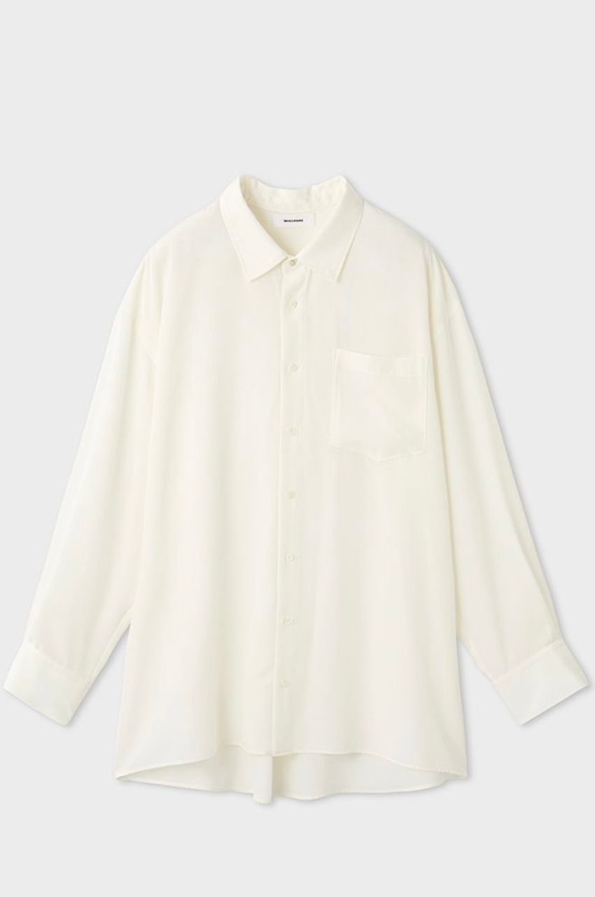 MIESROHE オーバーサイズとろみシャツ(BLU-F) MIESROHE オーバーサイズとろみシャツ(BLU-F) MIESROHE