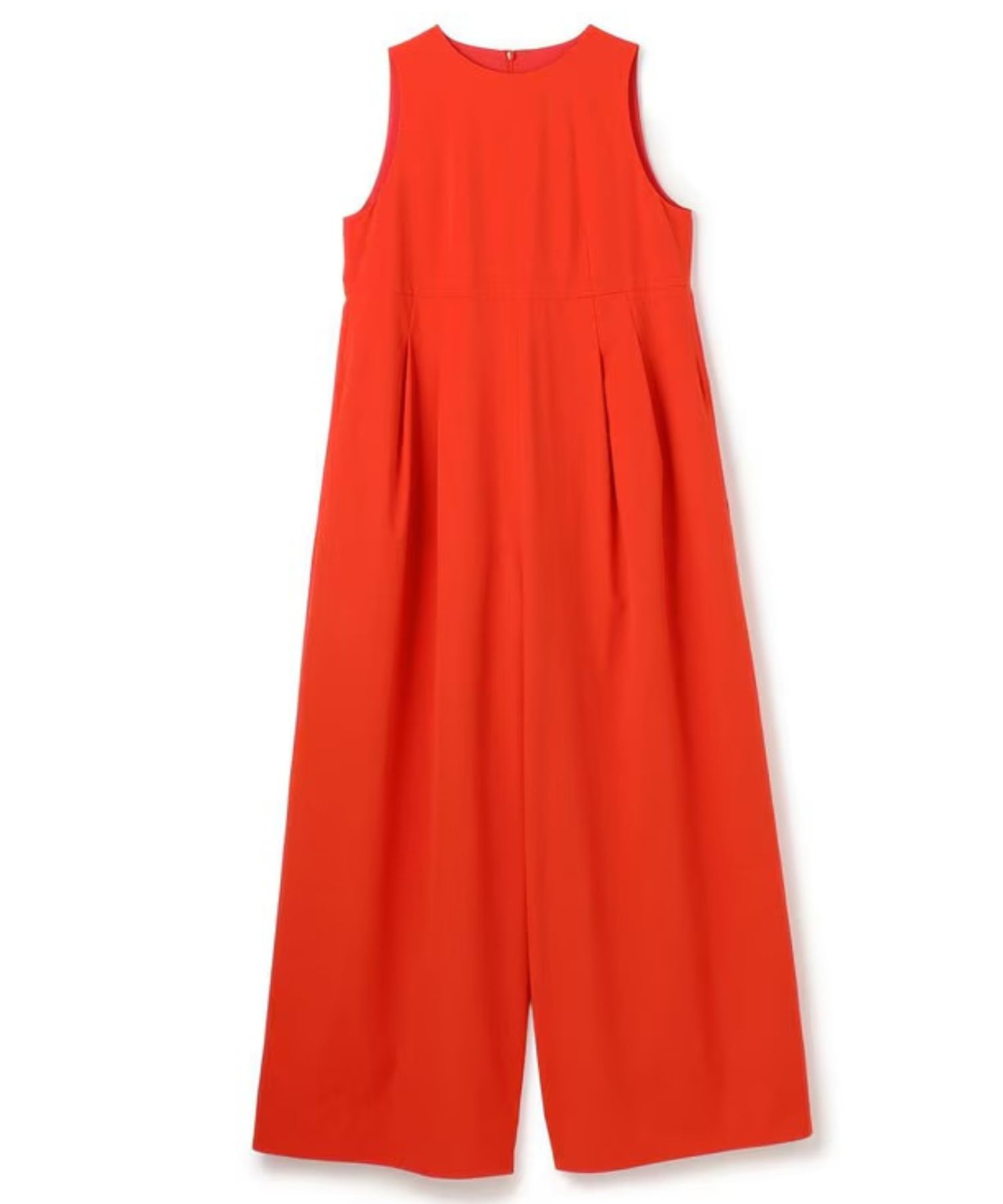 クールタッチカラータイプライターオールインワン(スカーレット) ポリエステル / ウォッシャブル/ Aライン / 後ろファスナー / OPUVLS0402