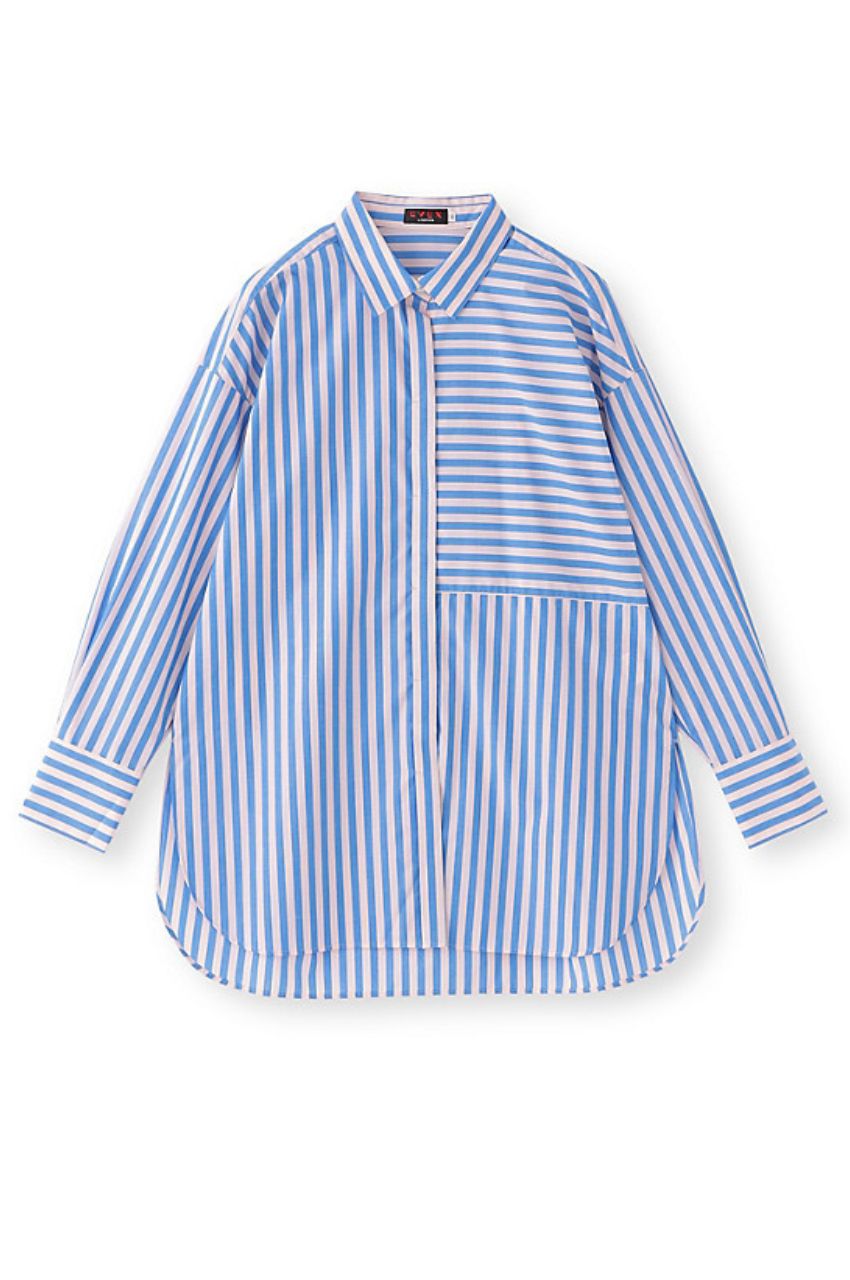 FUNCTION STRIPE SHIRT / ファンクションストライプシャツ