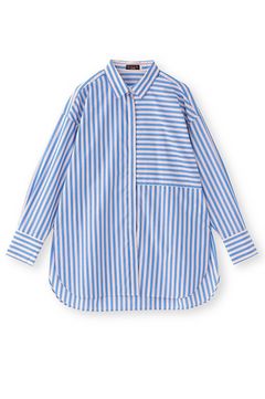 FUNCTION STRIPE SHIRT / ファンクションストライプシャツ