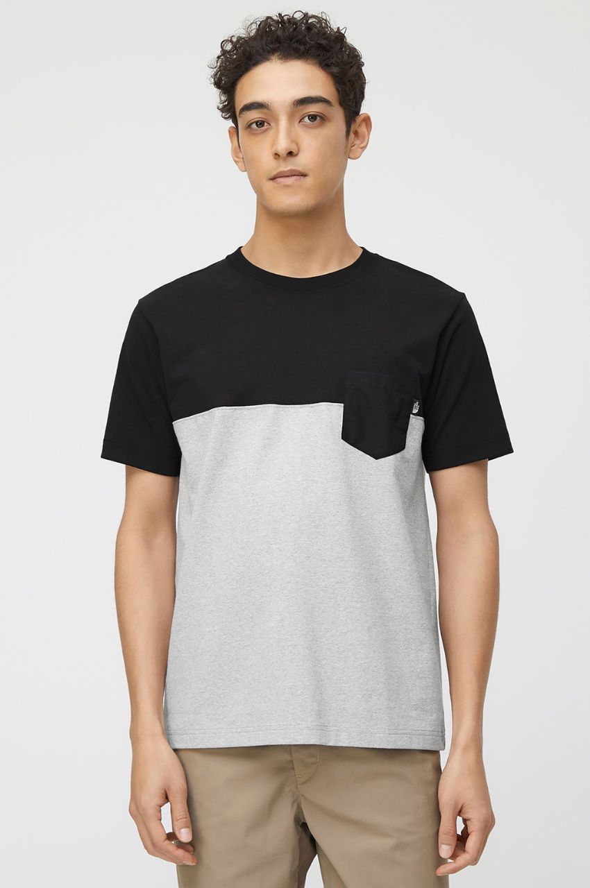 S/S 2 Tone Pocket Tee / ショートスリーブツートーンポケットティー