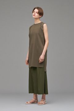 uncrave - DOUBLE FACE JERSEY TUNIC DRESS / ダブルフェイス  