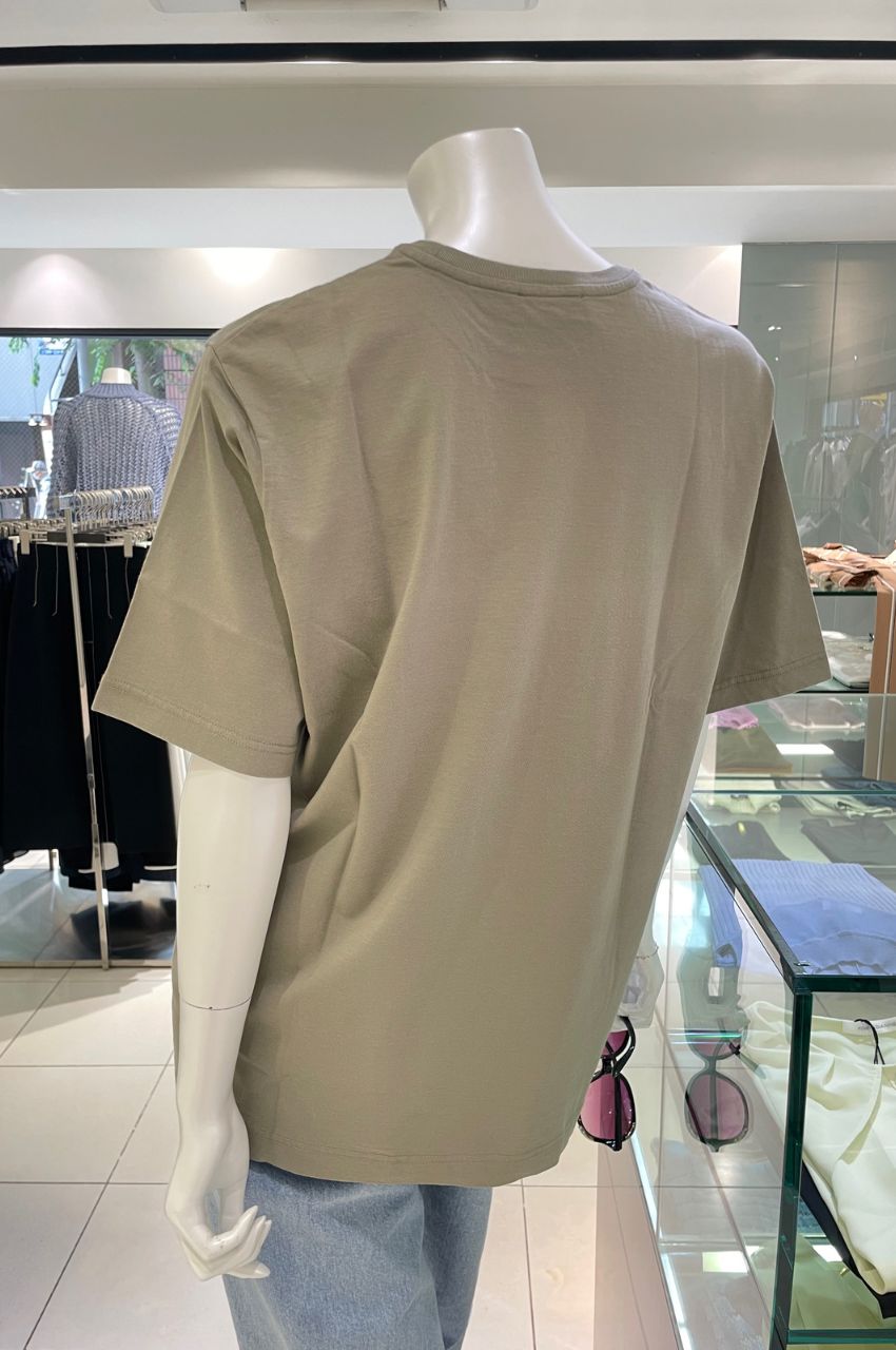 フォトTシャツ(カーキ)綿100% / ウォッシャブル