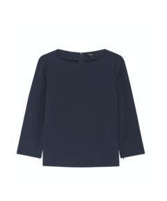 Admiral Crepe Jorane Zip Sleeve (ノクターンネイビー  ) トリアセテート /伸縮性有り / 裏地無し /7分袖ファスナー 付き / 手洗可 / 01-6108218