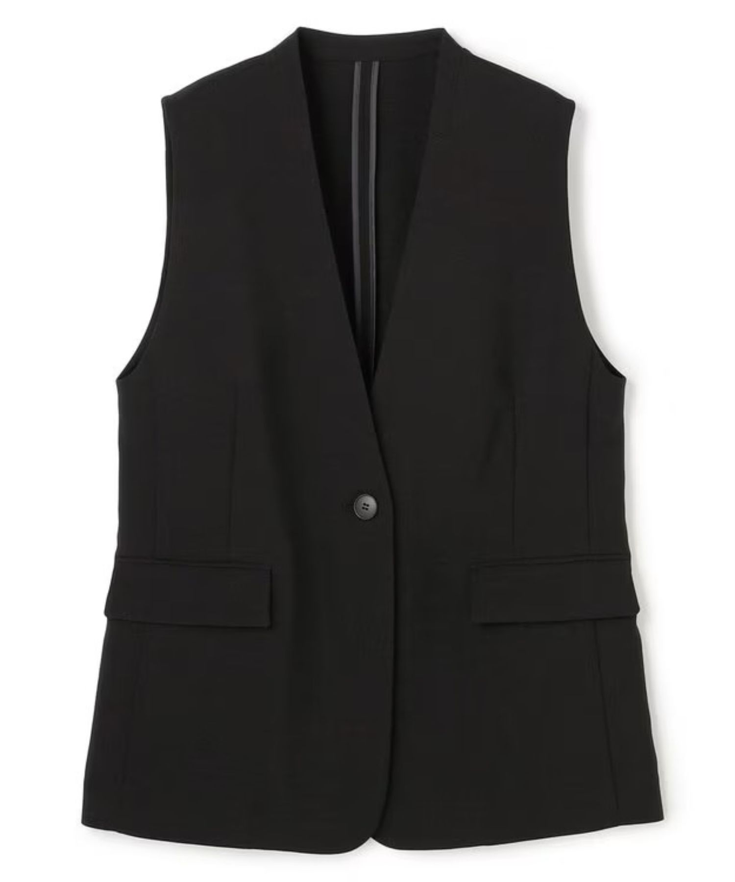 ウォッシャブルドライサップジレ(ブラック) ポリエステル / Iライン / VRUVLM0400