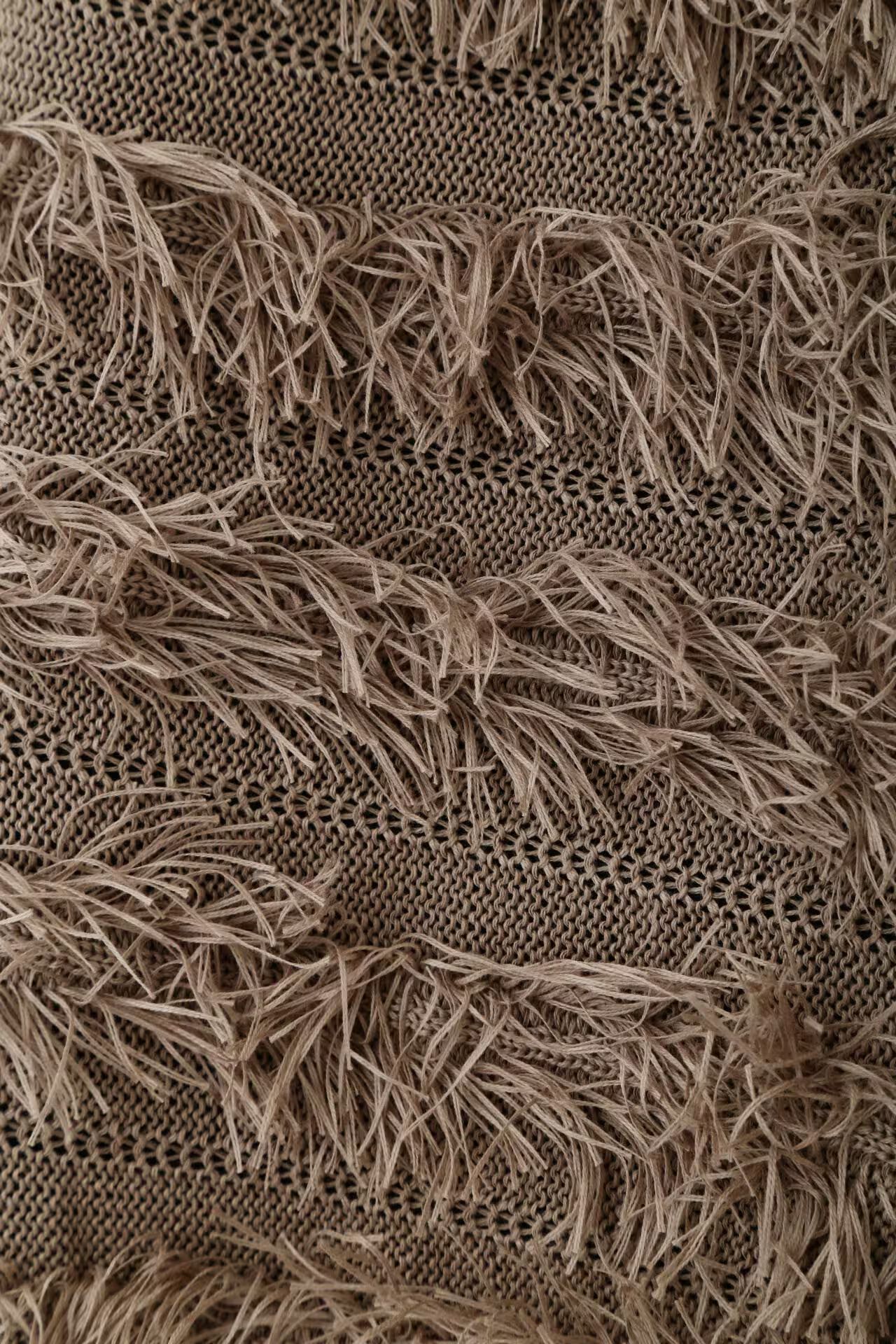 レイヤードニットワンピース (ベージュ) / ワンピースとジレのセット販売 / ストレッチ / ウォッシャブル / 0315147212