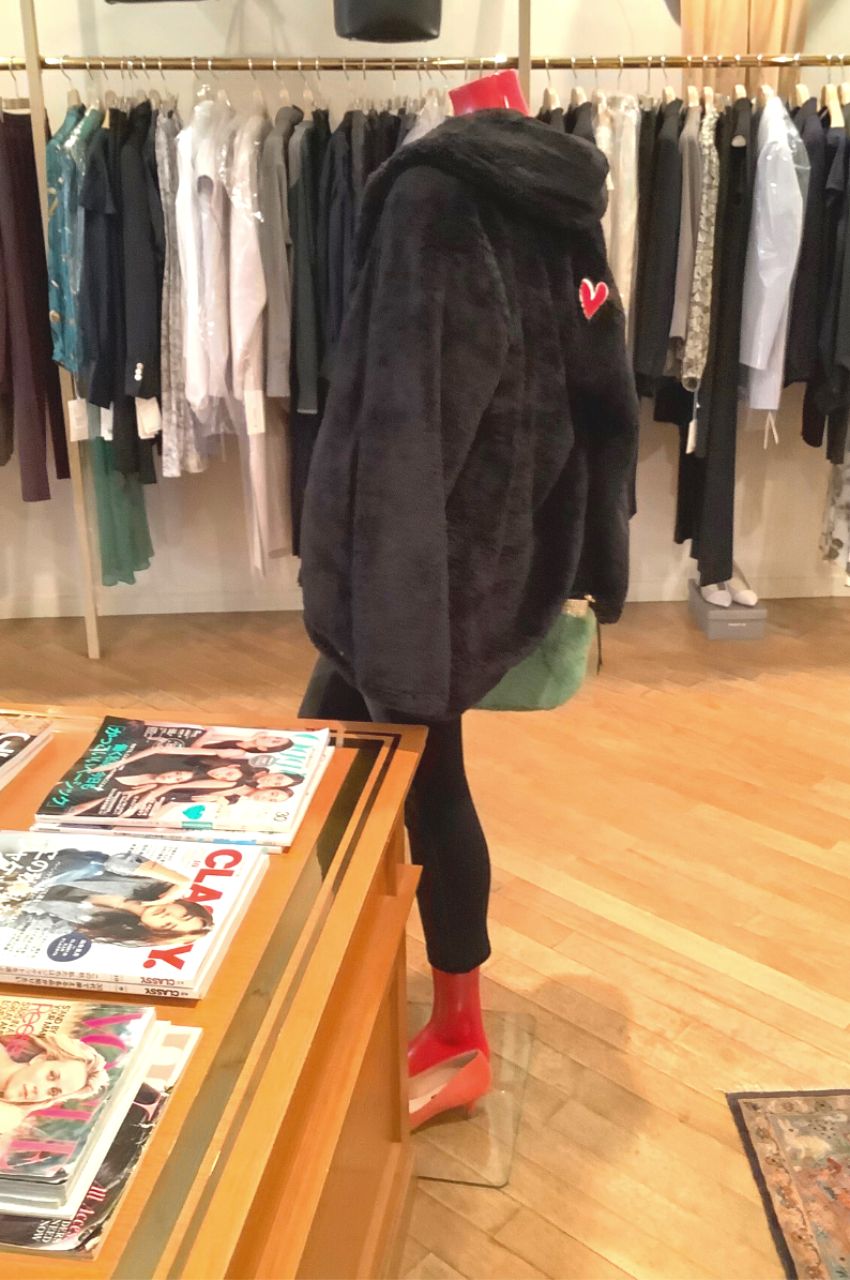 BOA FREEZE SHAWL CARDIGAN/ ボアフリース ショールカーディガン