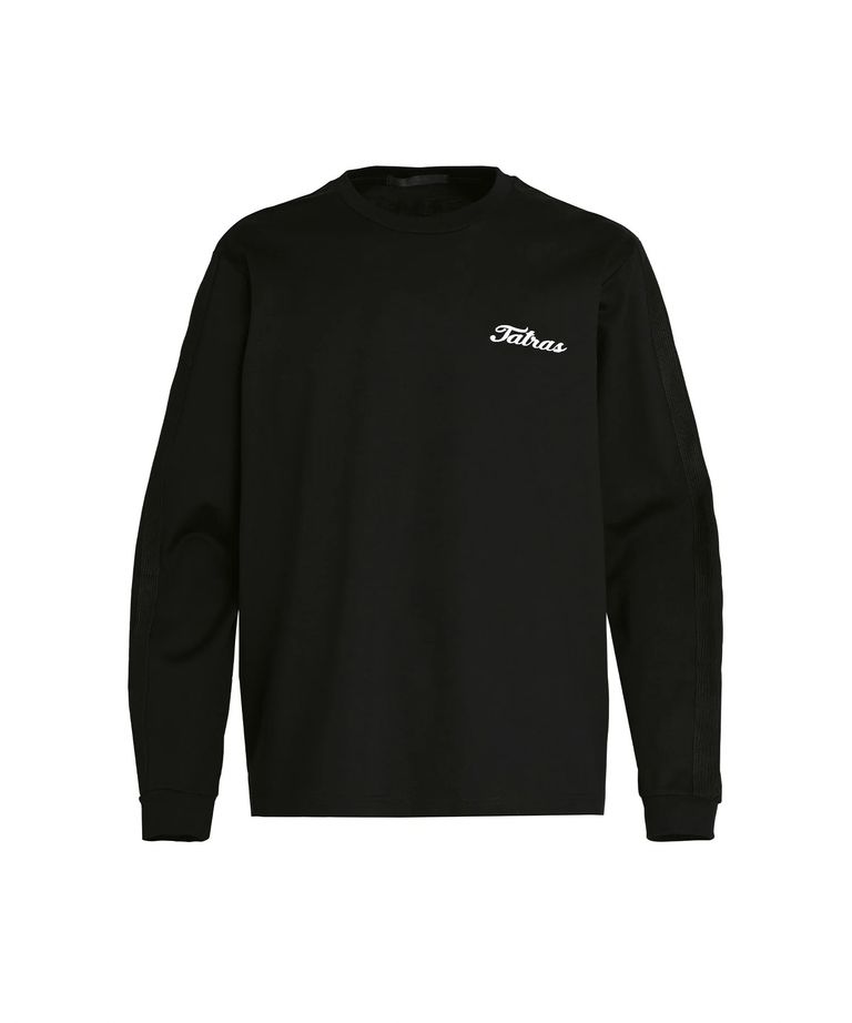 2.4万　TATRAS 2025年モデル　ブラックTシャツ TATRAS - 【2025AW 予約】(MENS) ROSOLINI ロソリニ Tシャツ
