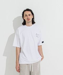 ID RUSH OVER T (WHITE) ポリエステル / サンプロテクション効果 /エクセレントクラスUVカット / フロントとバックにIDロゴ  / RC36-T-011