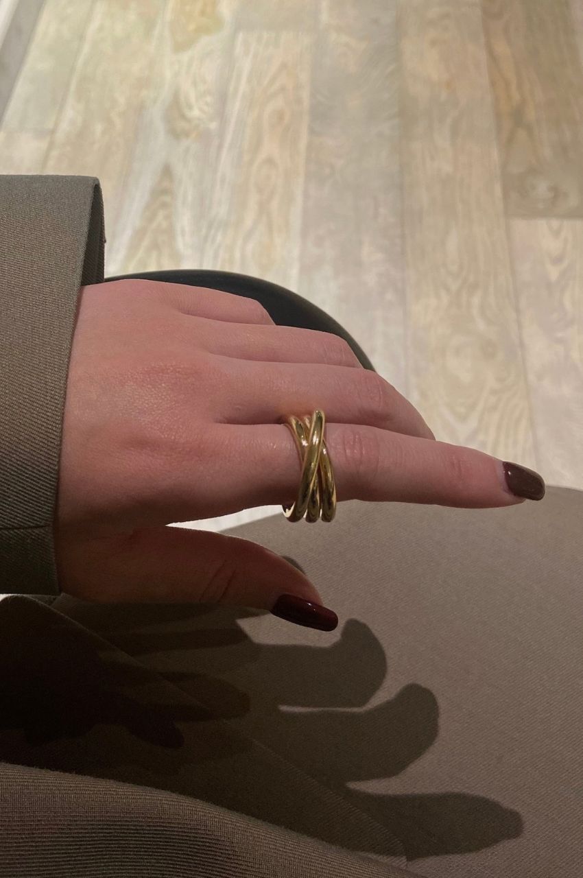 COIL RING 1701005 GOLD / リング（ゴールド）シルバー925 / 18金ゴールドコーティング / 箱付き / ギャランティーカード付 / 日本製【正規販売店】