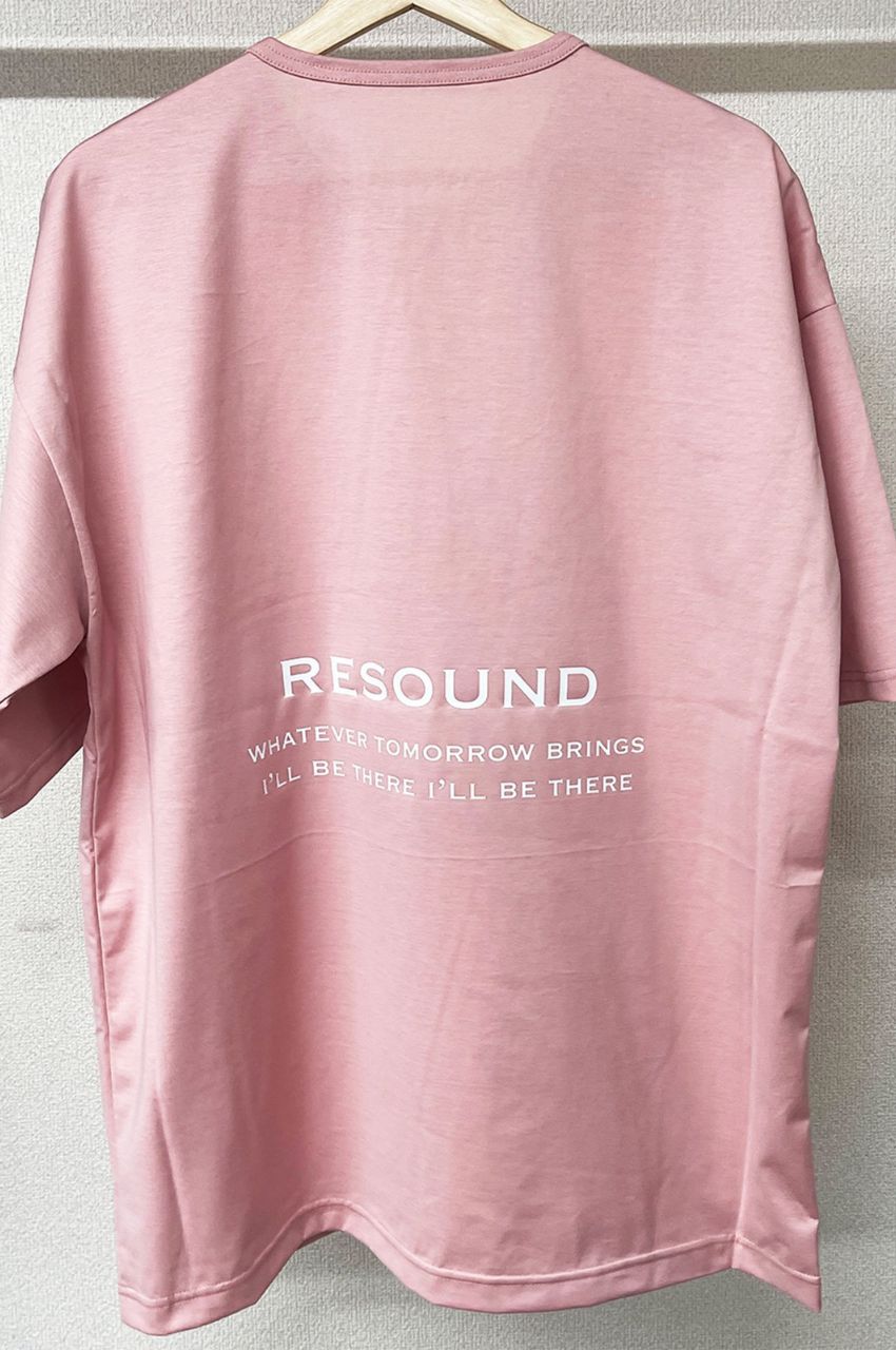 オーバーサイズ Tシャツ / バックプリント / コットン100％