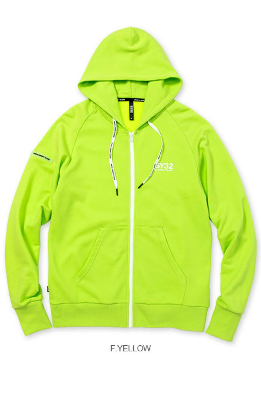 FLASH COLOR ZIP HOODIE / フレッシュカラージップフーディー