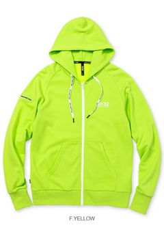 FLASH COLOR ZIP HOODIE / フレッシュカラージップフーディー