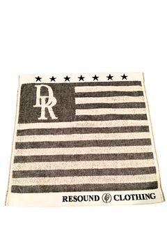 ハンドタオル (グレー ) コットン / オリジナルフラッグジャガード / 今治 / RC–BASIC–TOWEL