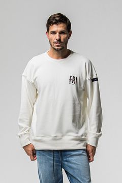 FRIDAY STANDARD LOGO VELOURS FLEECE TRAINER / フライデー スタンダードロゴ ベロア フリース トレーナー