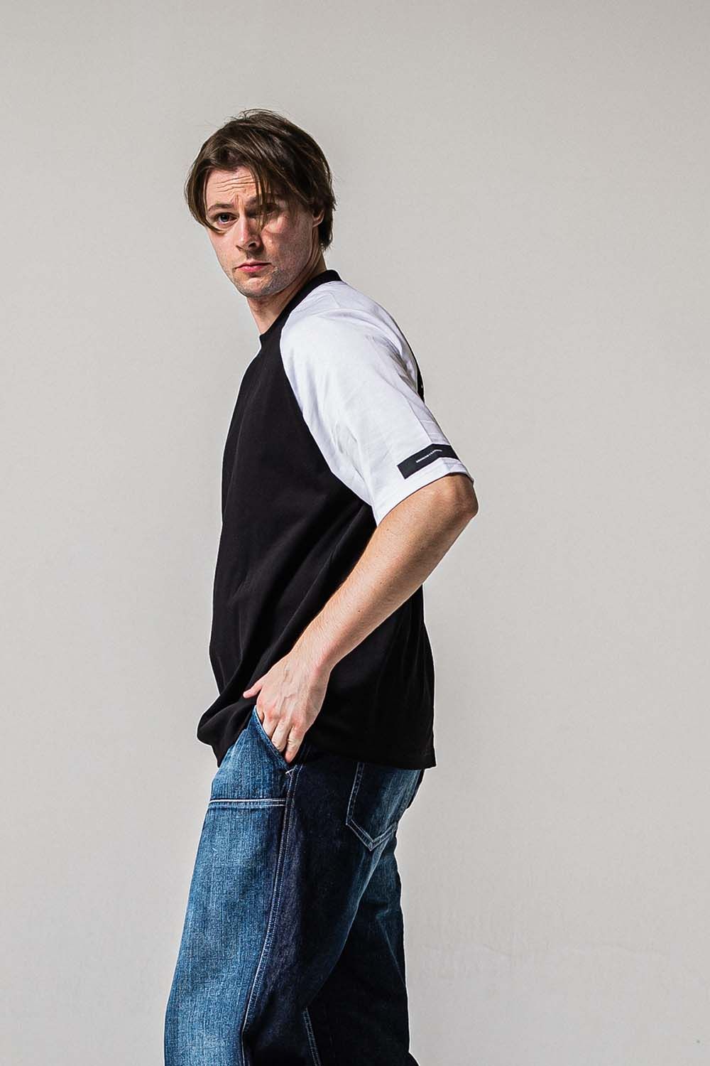 BACK RC RAGLAN OVER TEE / バックロゴ ラグラン オーバー Tシャツ