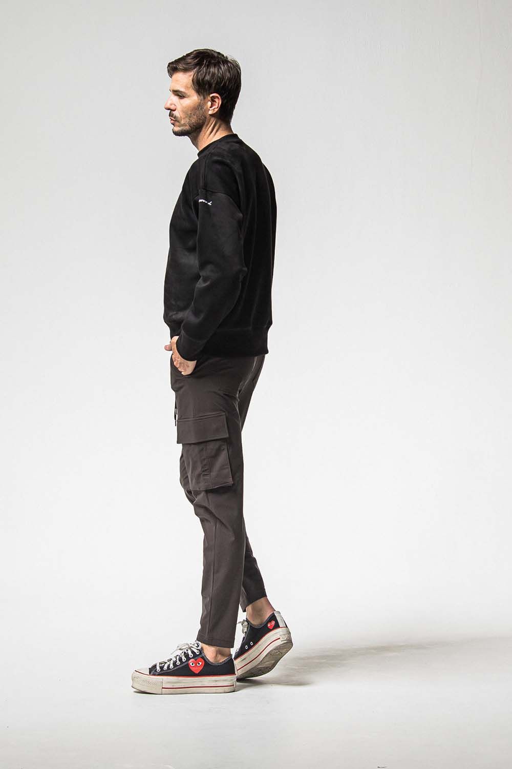 SUEDE DROP TRINER / スウェード ドロップ トレーナー