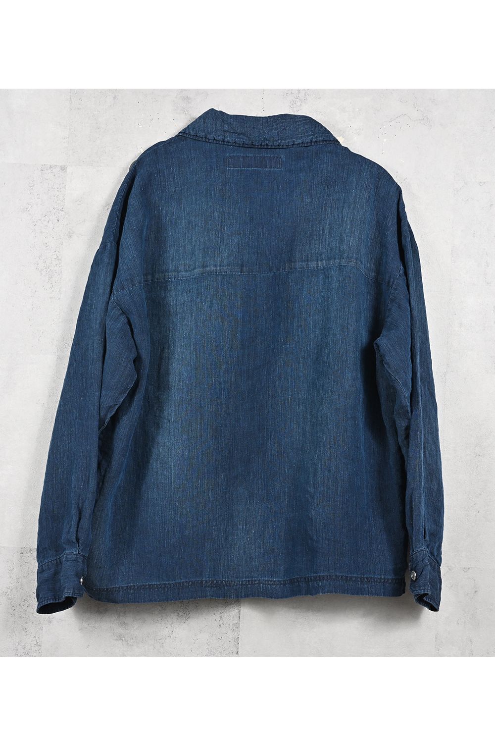 INDIGO LINEN JACK SHIRTS / インディゴ リネン ジャック シャツ