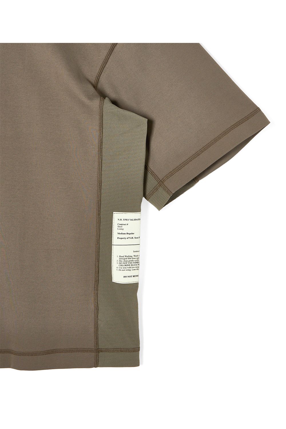 N.HOOLYWOOD TEST PRODUCT EXCHANGE SERVICE PANELED T-SHIRT / エヌハリウッド テストプロダクトエクスチェンジサービス パネル Tシャツ