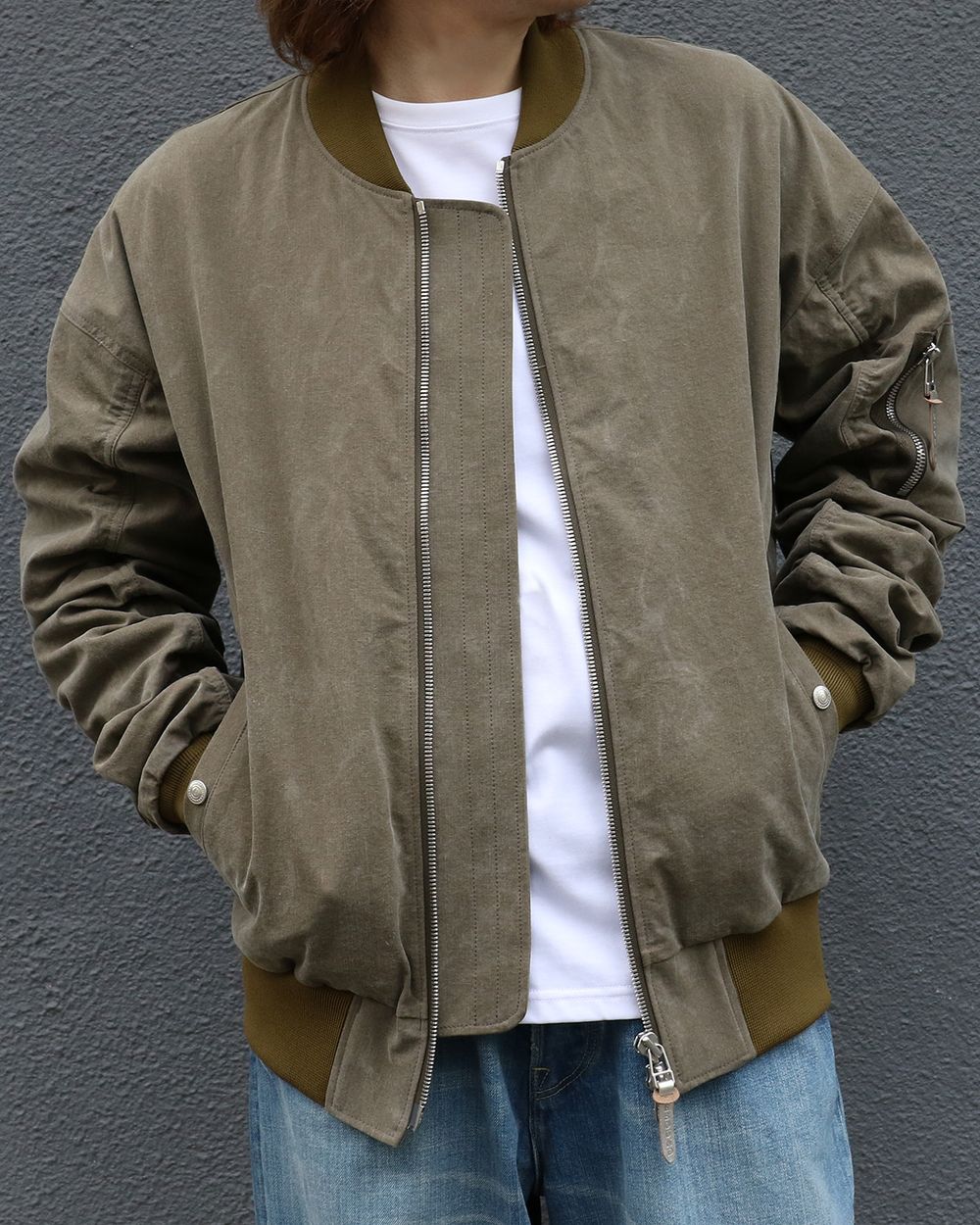 RESOUND CLOTHING、人気MA-1を着用したおすすめスタイル