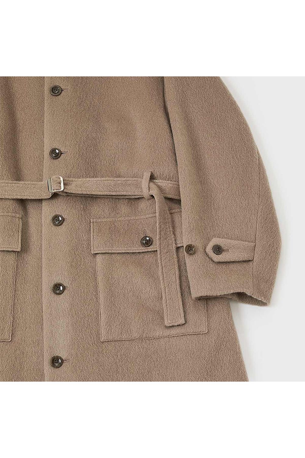 Oversized bal collar coat / オーバーサイズ バルカラー コート