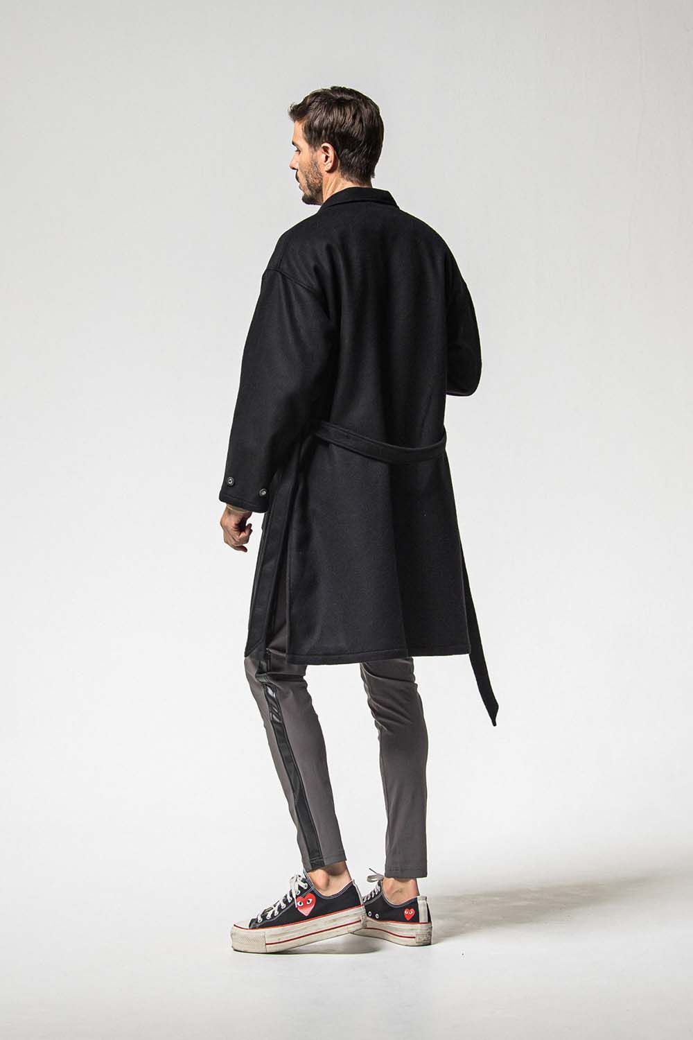GOWN OVER COAT / オーバーサイズ ガウン コート