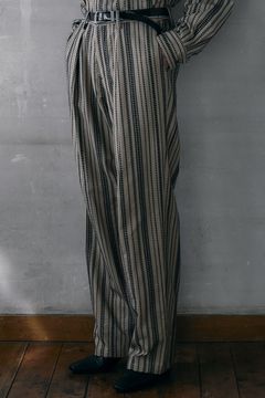 Dobby stripe slacks  / ドビー ストライプ スラックス