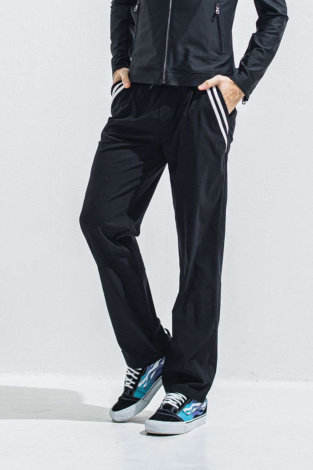 EDGE NYLON SEMI WIDE PT / エッジ ナイロン セミワイドパンツ