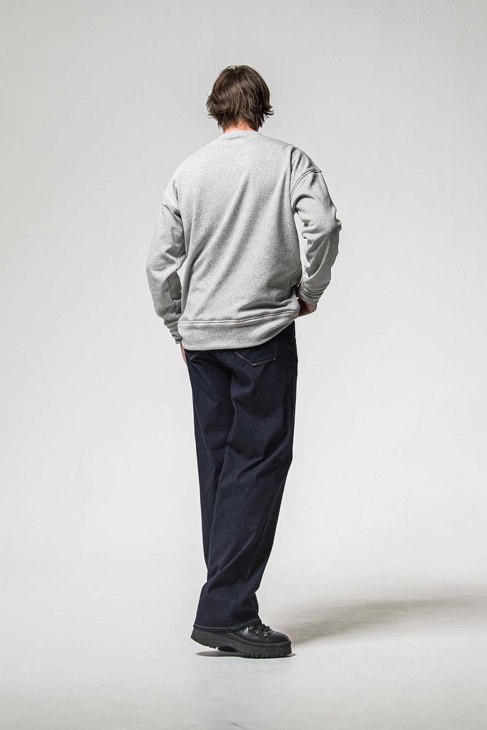 FRIDAY STANDARD LOGO VELOURS FLEECE TRAINER / フライデー スタンダードロゴ ベロア フリース トレーナー