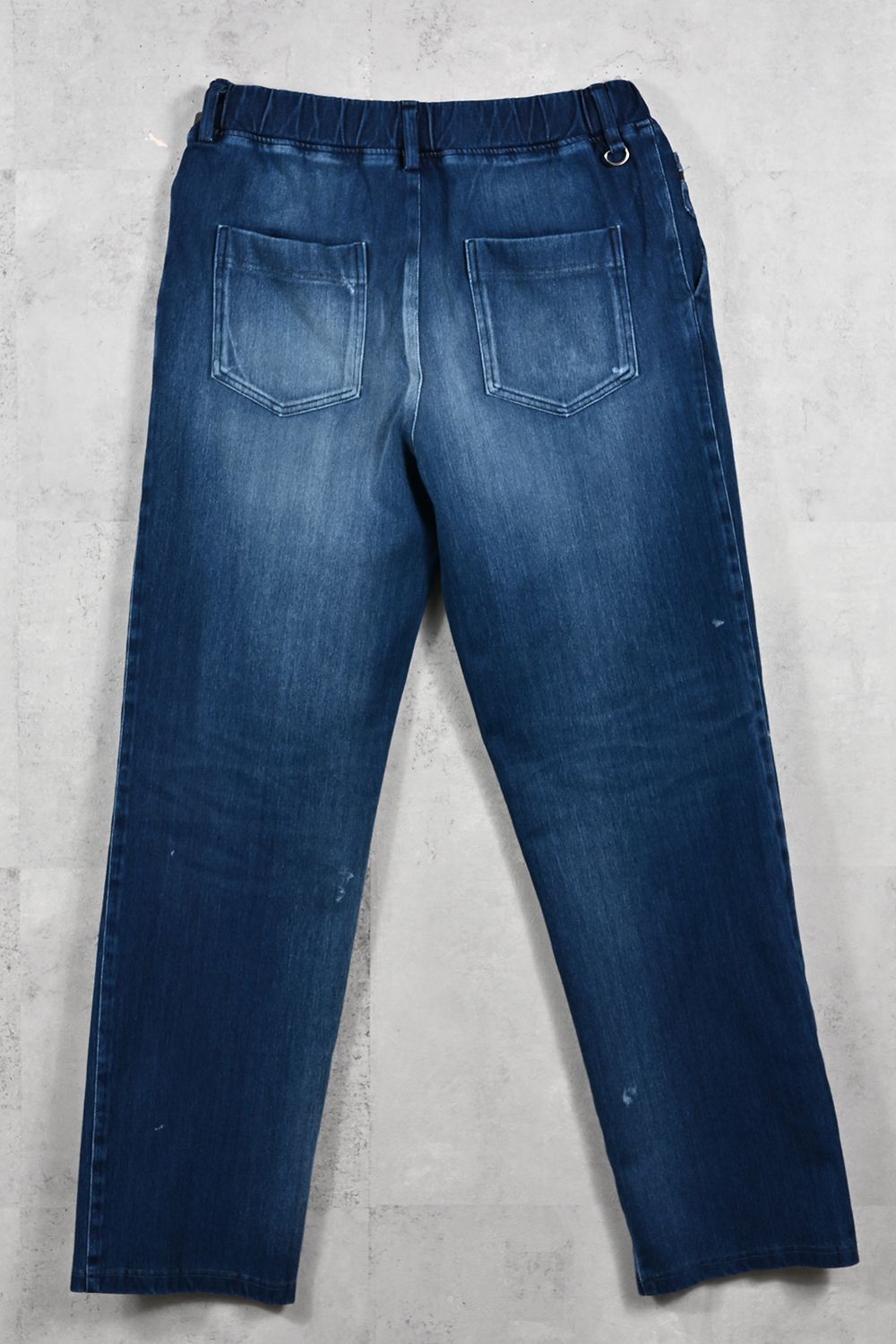 DENIM JERSEY WIDE PT / デニムジャージワイドパンツ